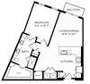 Aura on Lamar A17 Floor Plan